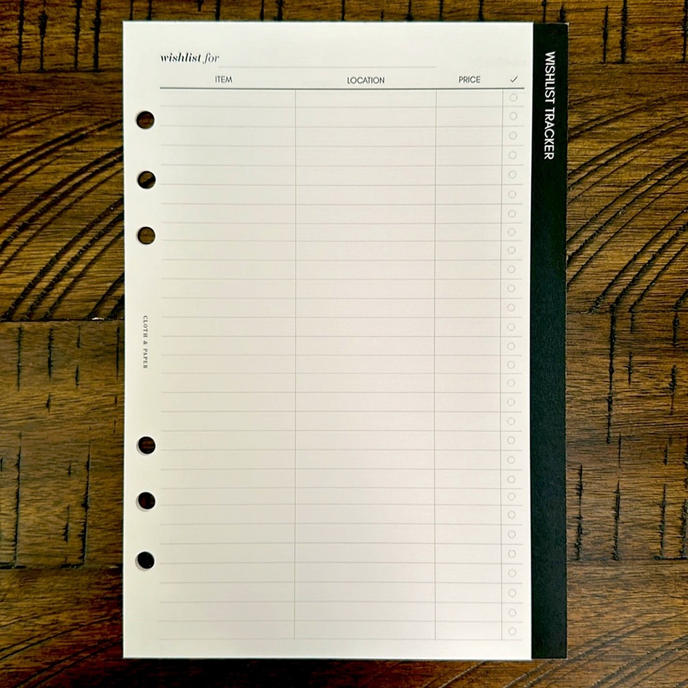 Cloth & Paper Planner - Picture 3 of 4